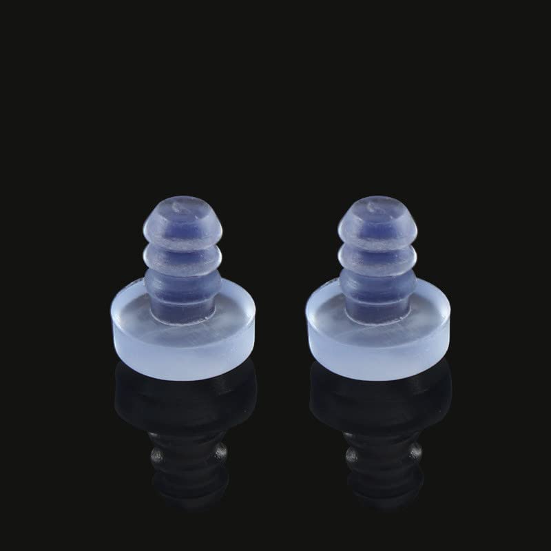 bnafes 100 Pcs Glass Table Top Bumpers Soft Stem Bumper Anti Collision Embedded Rubber Bumpers Cabinet Door Bumpers for Patio Table Glass Table Top, Fits 3/16 Inch Holes - Image 2